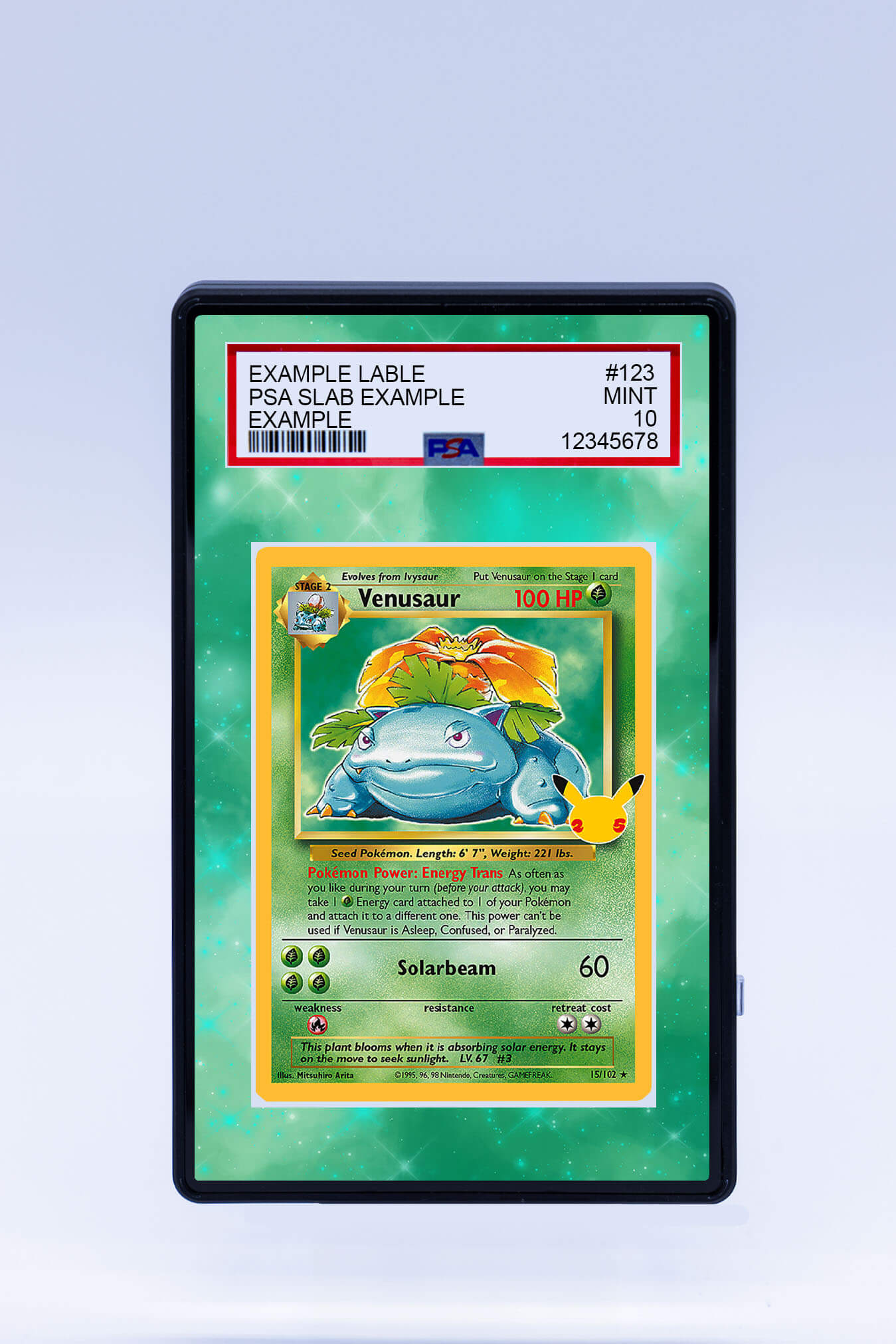 Venusaur Base Artwork (Graded)