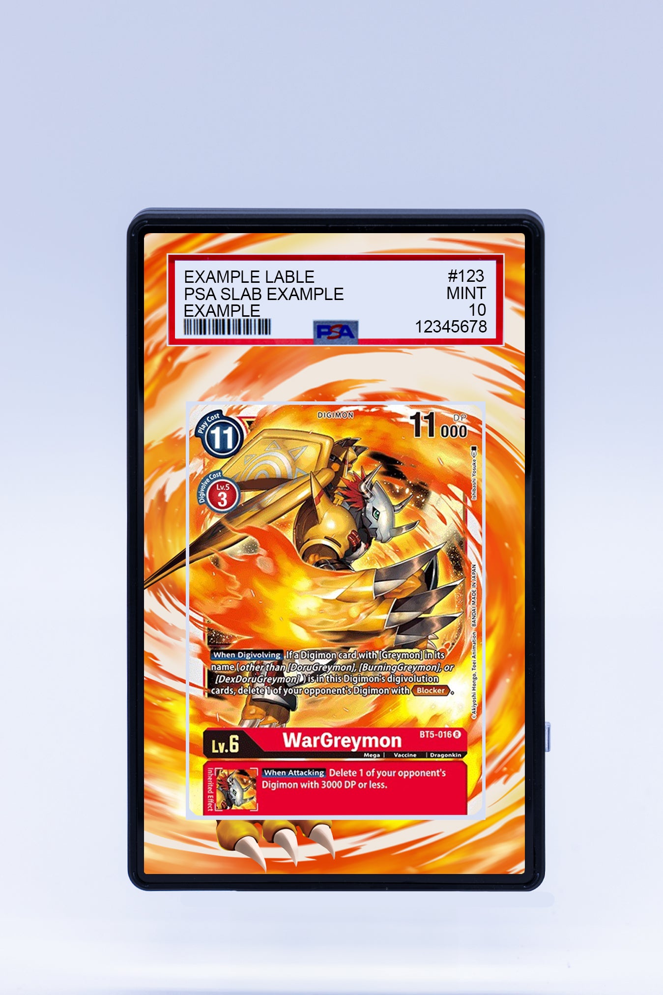 Wargreymon BT5-016 (Graded) Case