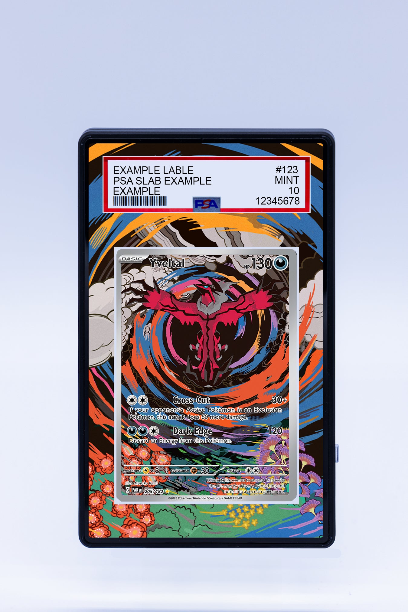 Yveltal 205 182 (Graded) Case