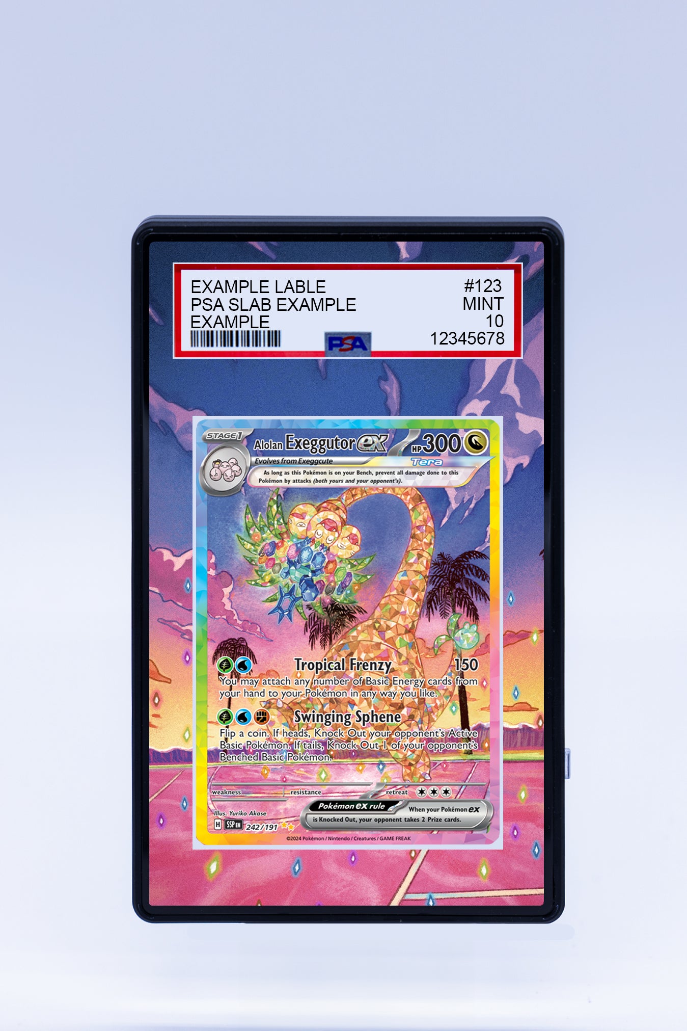 Exeggutor EX 242 191 (Graded) Case