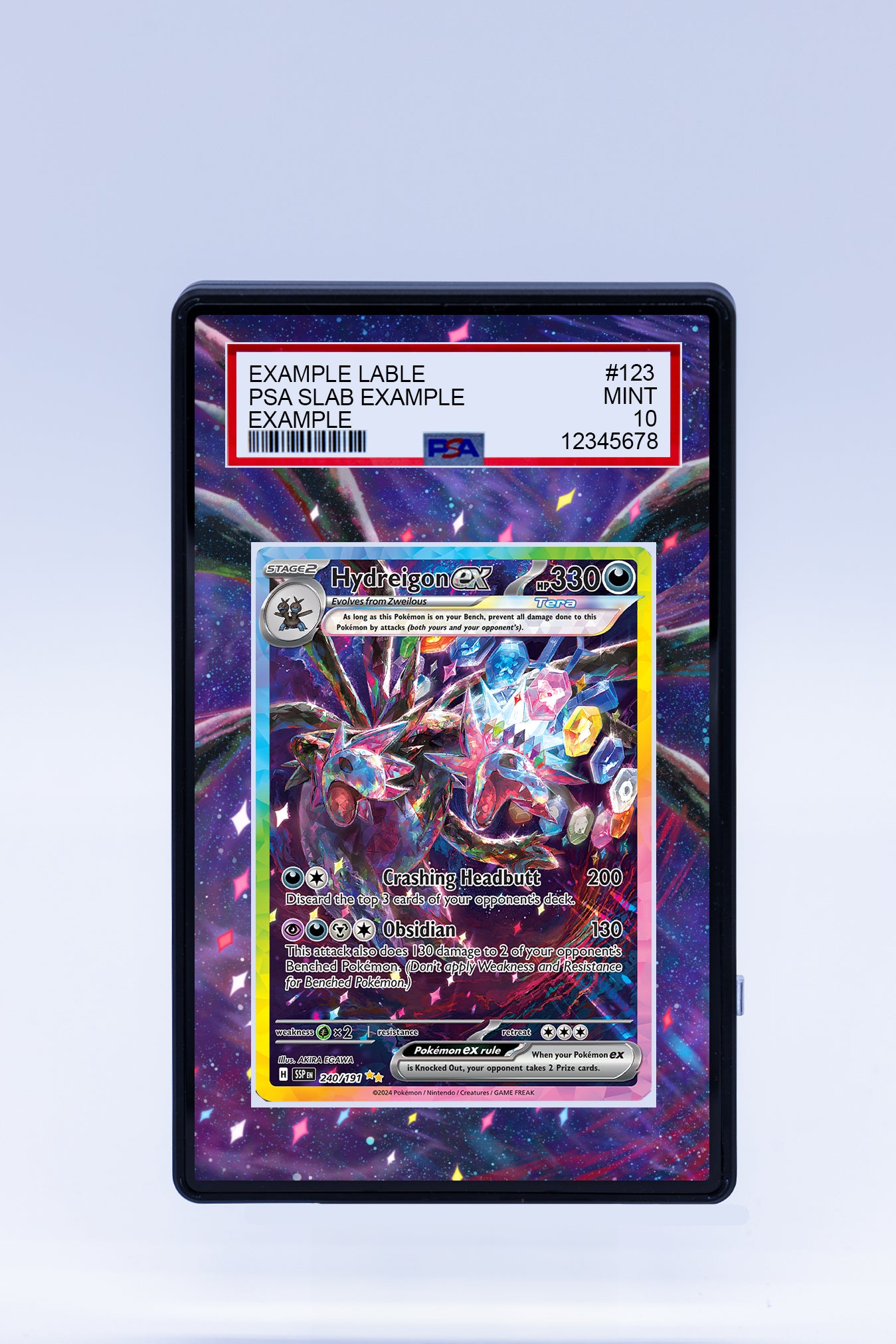 Hydreigon EX 204 191 (Graded) Case