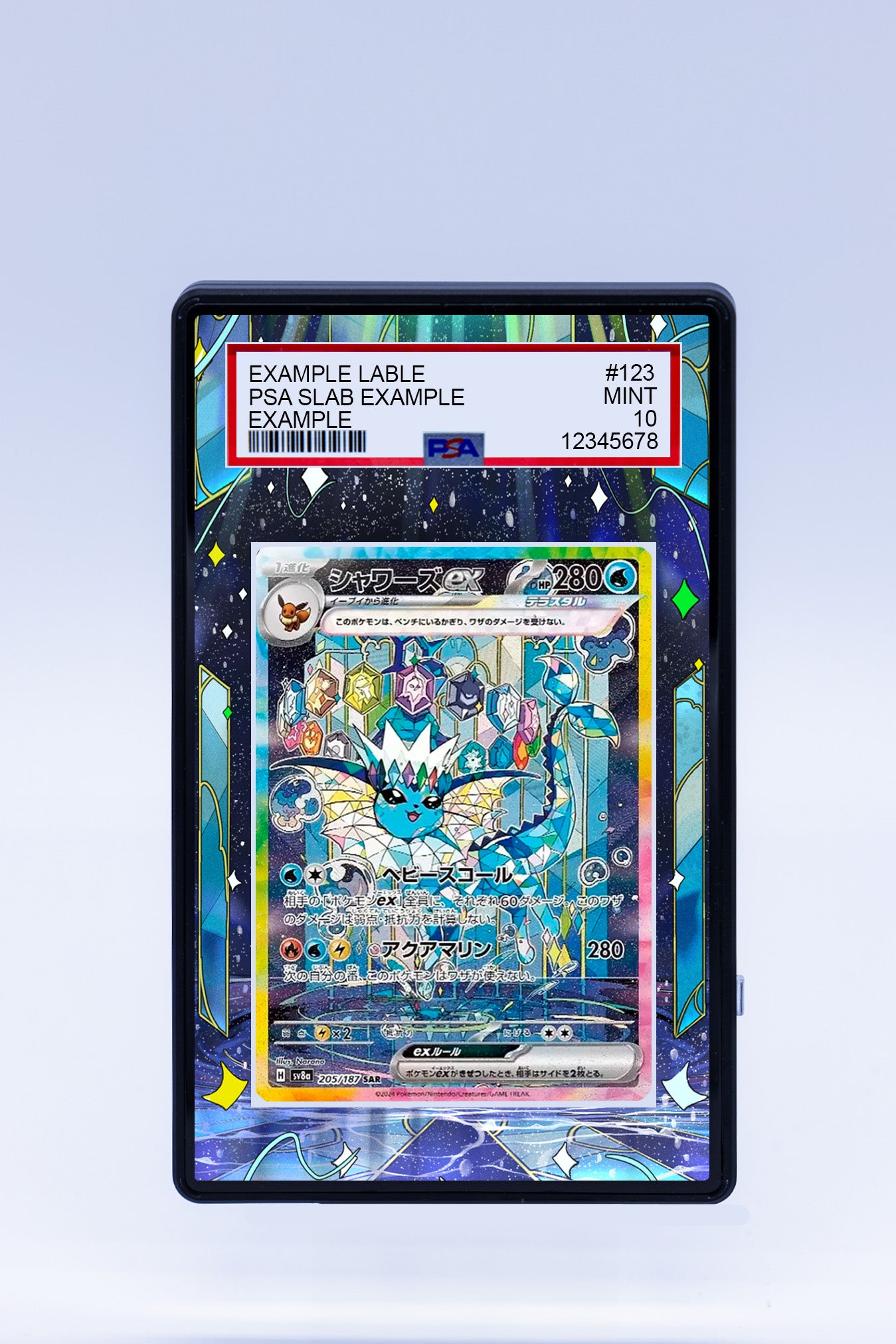 Vaporeon EX 149 131 (Graded) Case