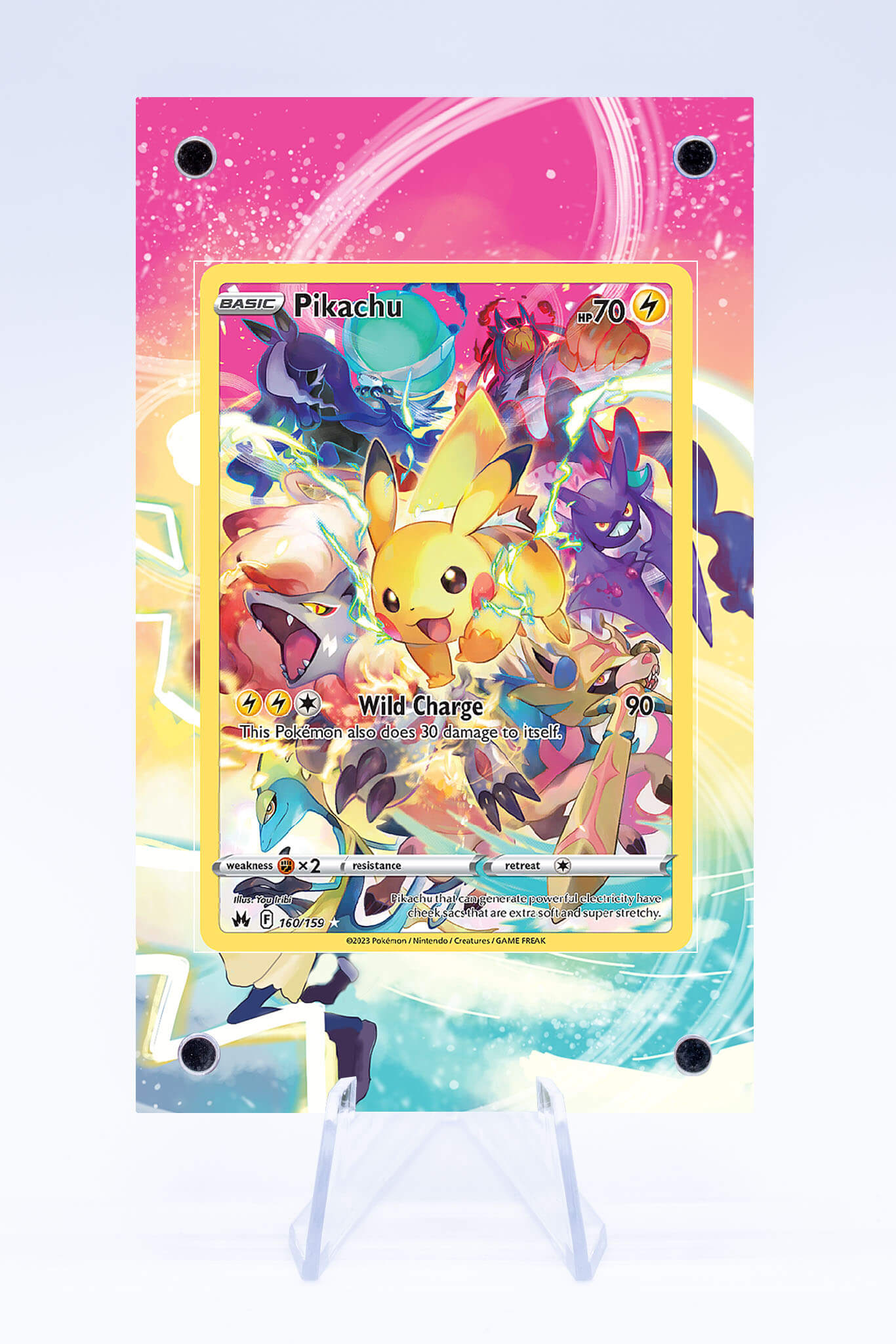 Pikachu 160 159 Case | Crown Zenith | Art Guard (Ungraded)