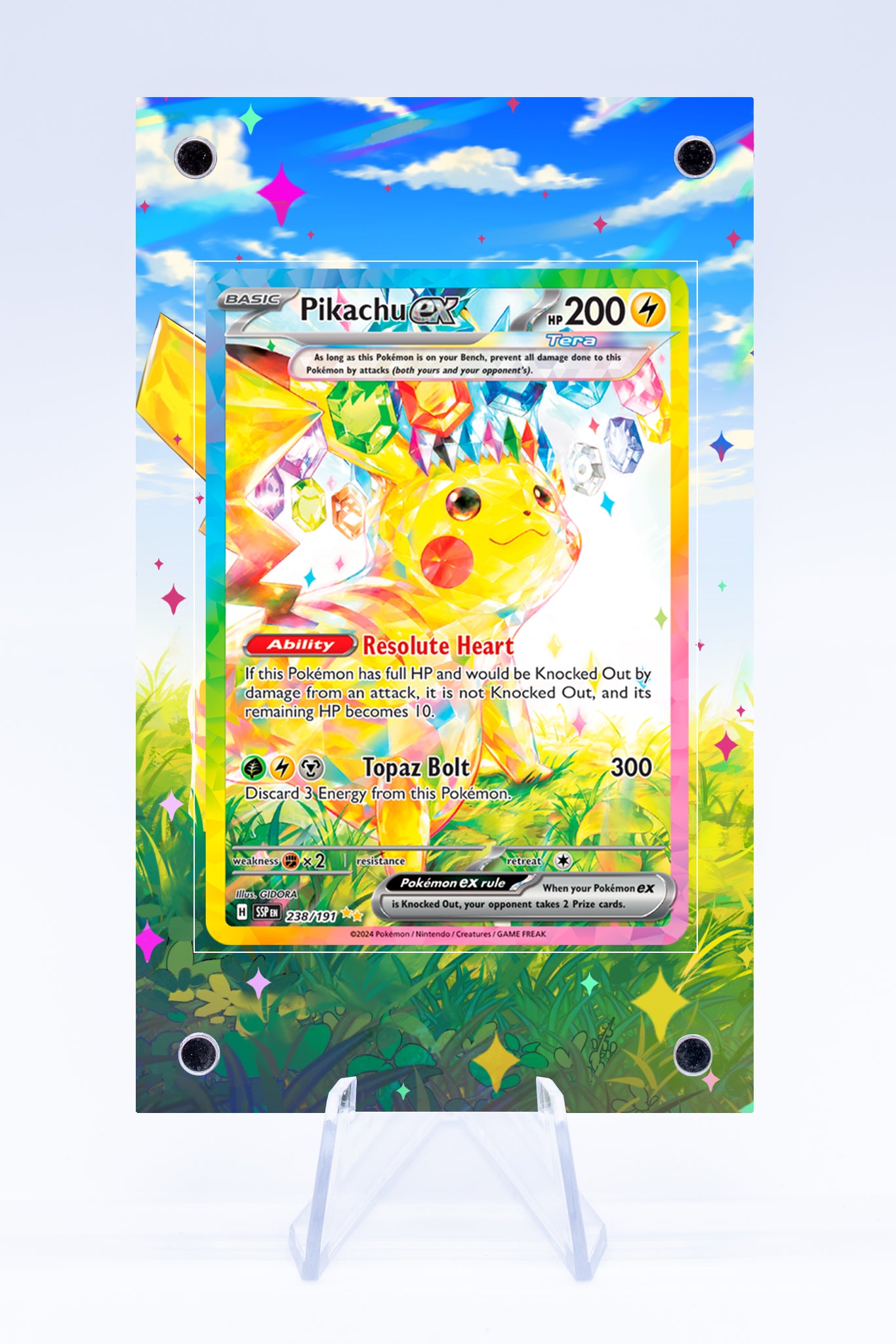 Pikachu EX 238 191 Case | Art Guard (Ungraded)