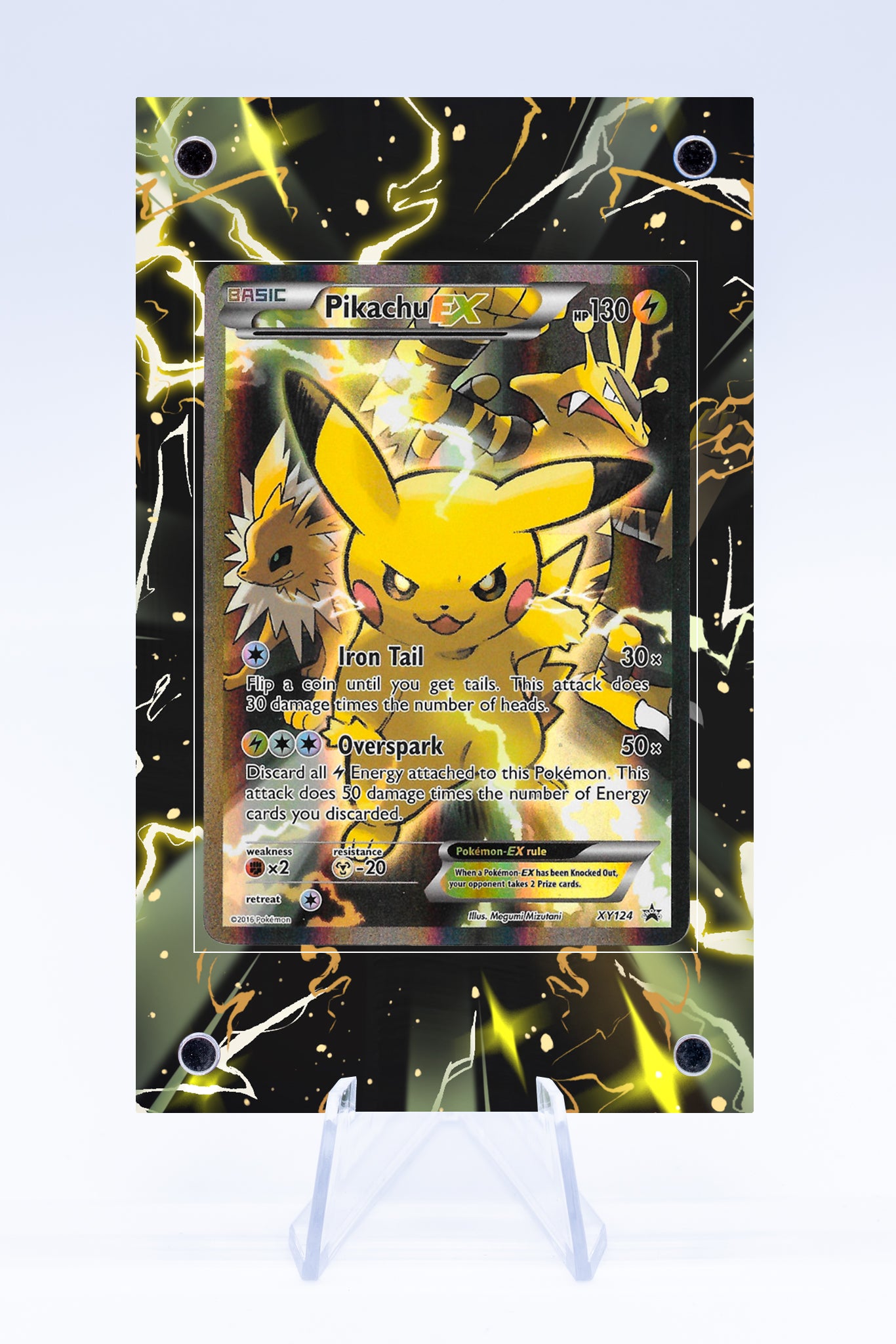 Pikachu XY124 Promo Case | Art Guard (Ungraded)