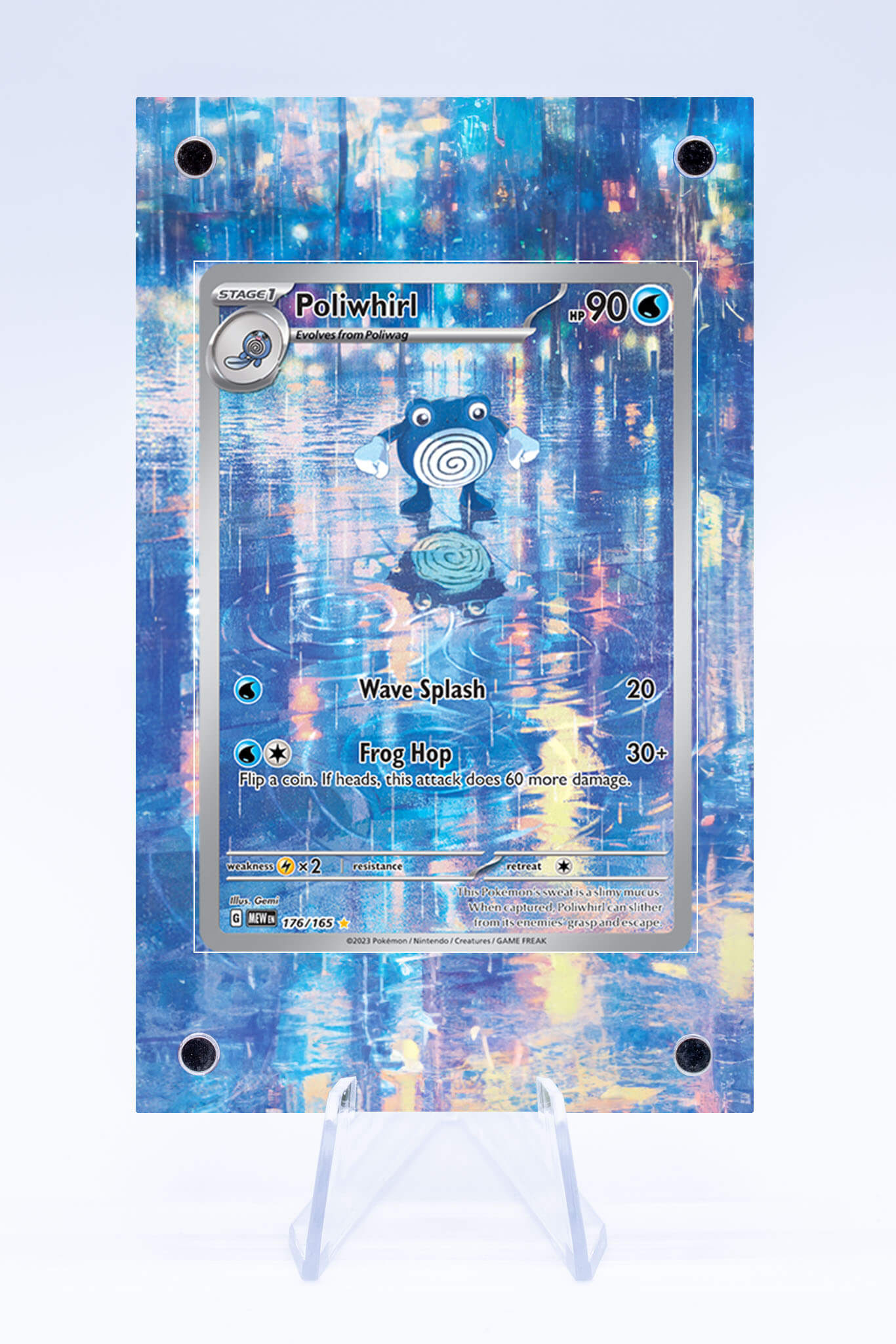 Poliwhirl 176 165 Case | Pokemon 151 | Art Guard (Ungraded)