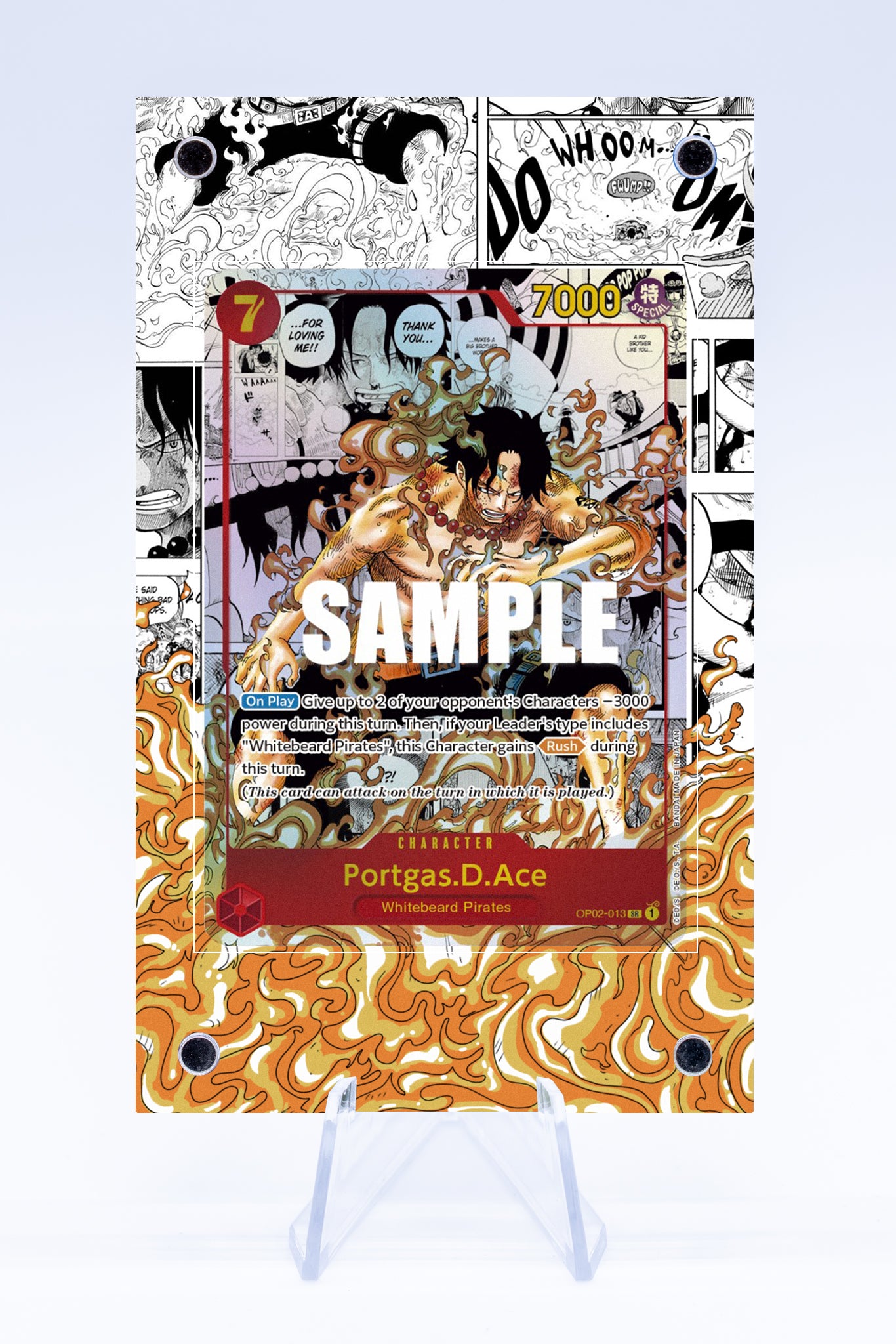 Portgas D Ace OP02-013 Case | ONE PIECE | Art Guard (Ungraded)