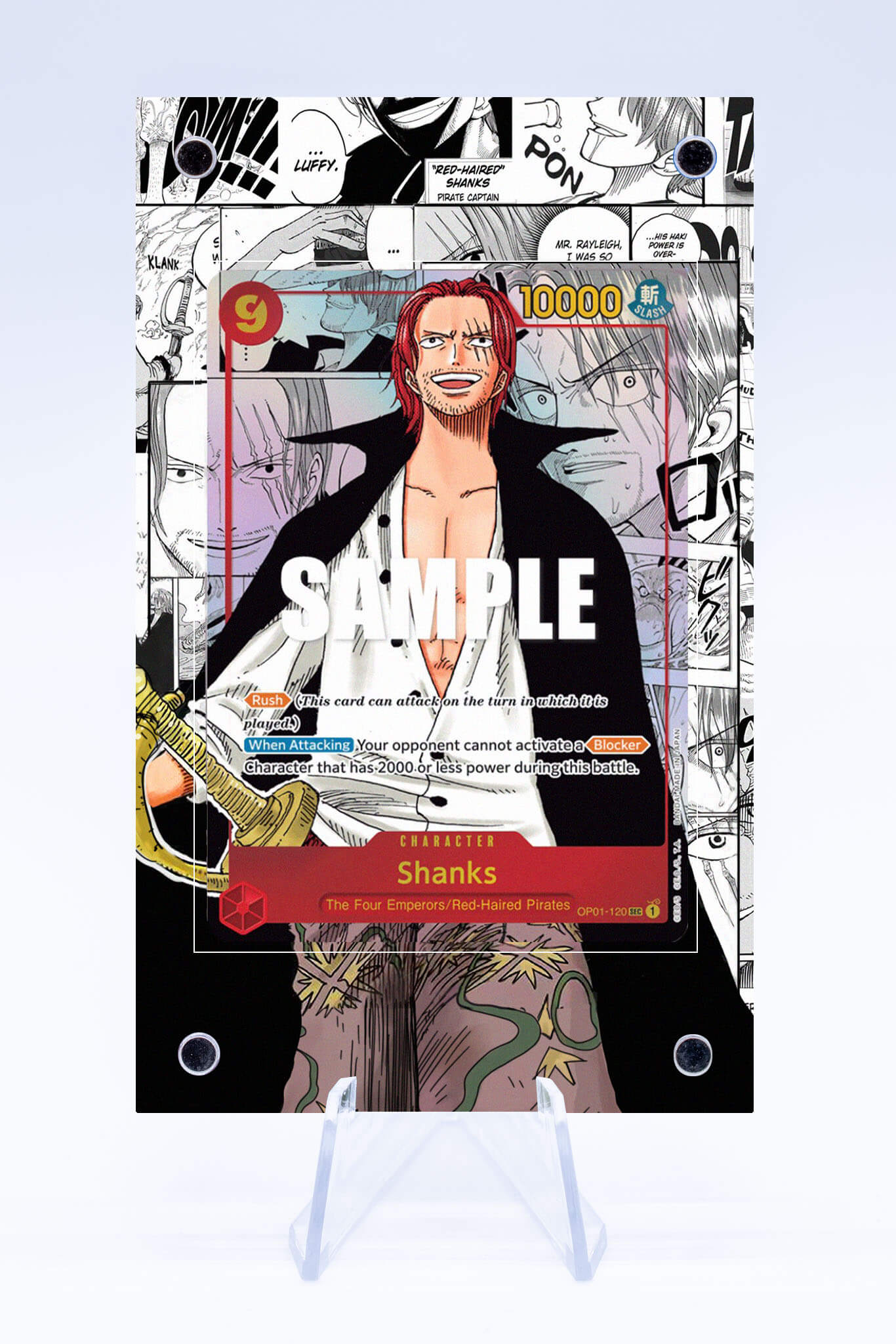 Shanks OP01-120 Manga Case | Art Guard (Ungraded)