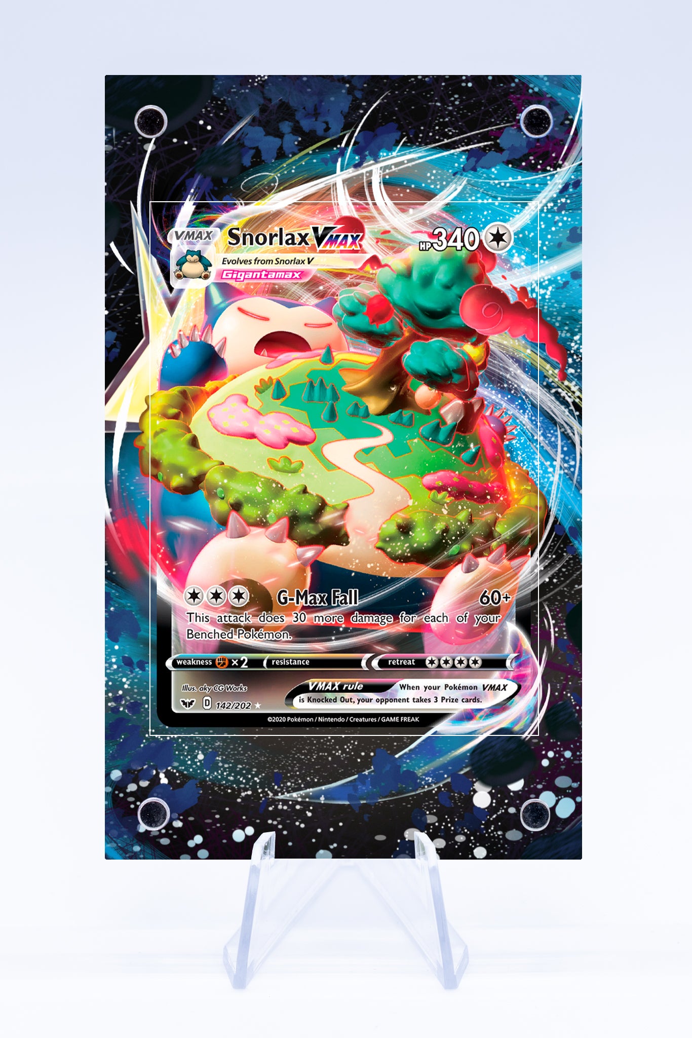 Snorlax VMAX 142 202 Case | Art Guard (Ungraded)