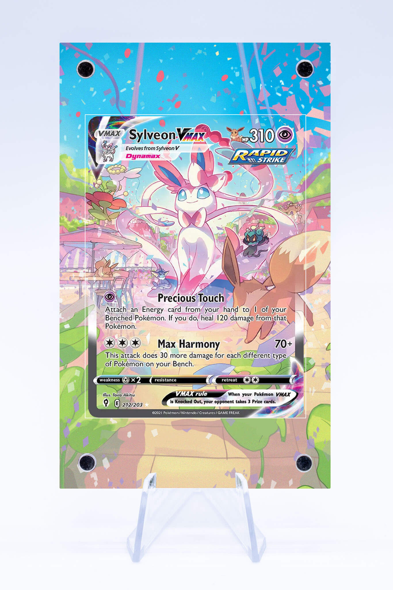 Sylveon VMAX 212 203 Case | Evolving Skies | Art Guard (Ungraded)