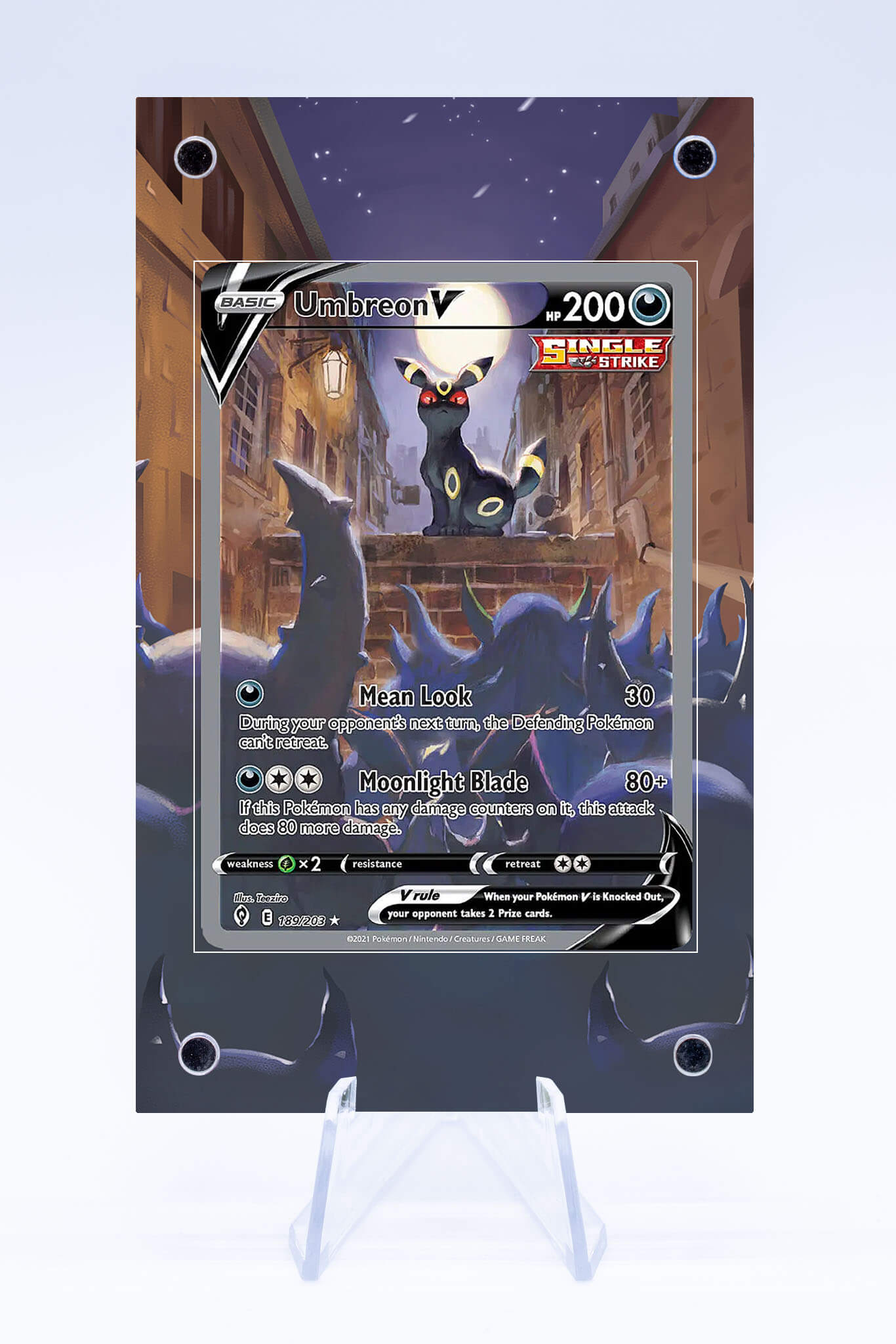 Umbreon V 189 203 Case | Evolving Skies | Art Guard (Ungraded)