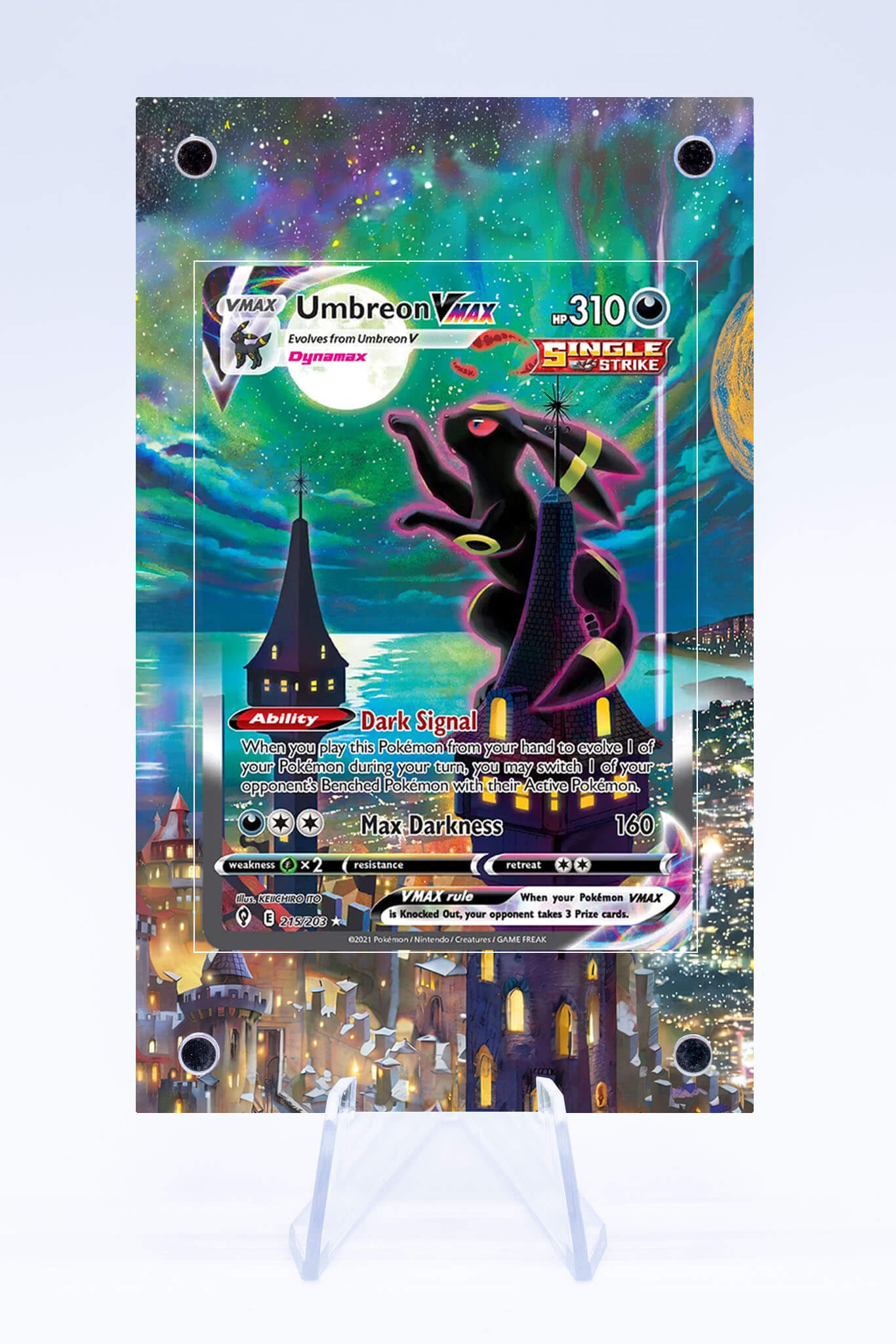 Umbreon VMAX 215 203 Case | Evolving Skies | Art Guard (Ungraded)