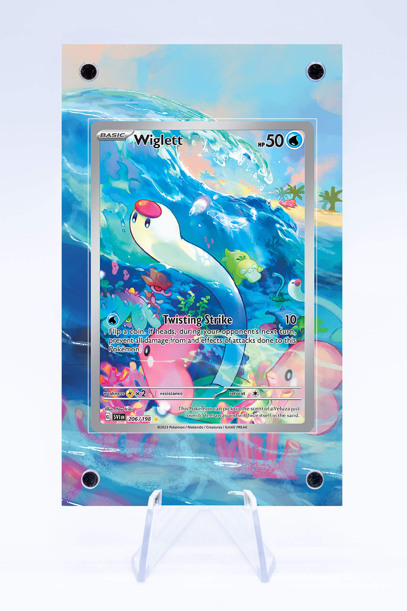 Wiglett 206 198 Case | Paldea Evolved | Art Guard (Ungraded)